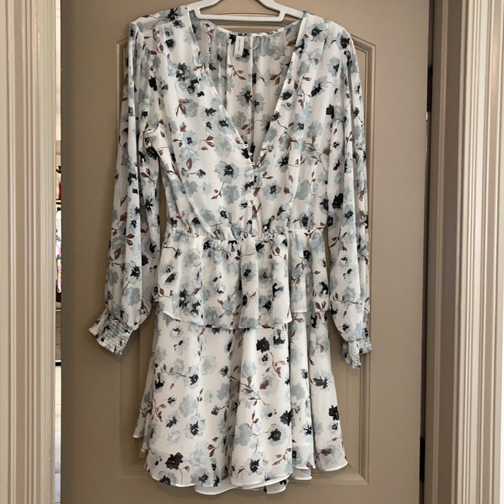 Floral long sleeve dress
